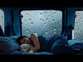 Stop Overthinking Tonight With Heavy Rain And Thunder Over The Car During A Storm