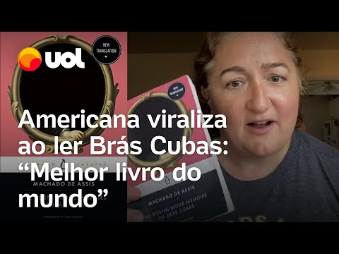 Memórias Póstumas de Brás Cubas: influenciadora americana viraliza ao ler: ‘Melhor livro do mundo’