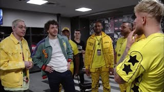 Pete Davidson & Jack Harlow Visit Jake Paul's Locker Room Before The Ben Askren Fight! video