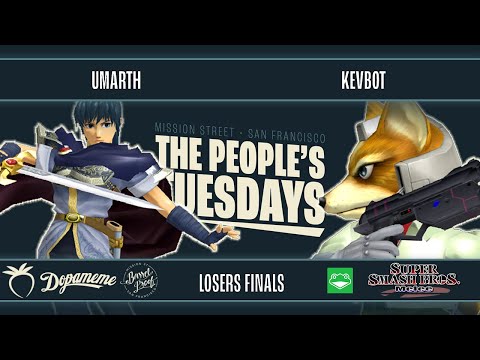 TPT #5 - Umarth (Marth) VS Kevbot (Fox) - SSBM - Losers Finals