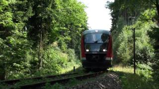 preview picture of video 'VT 642 bei Schwarzburg'