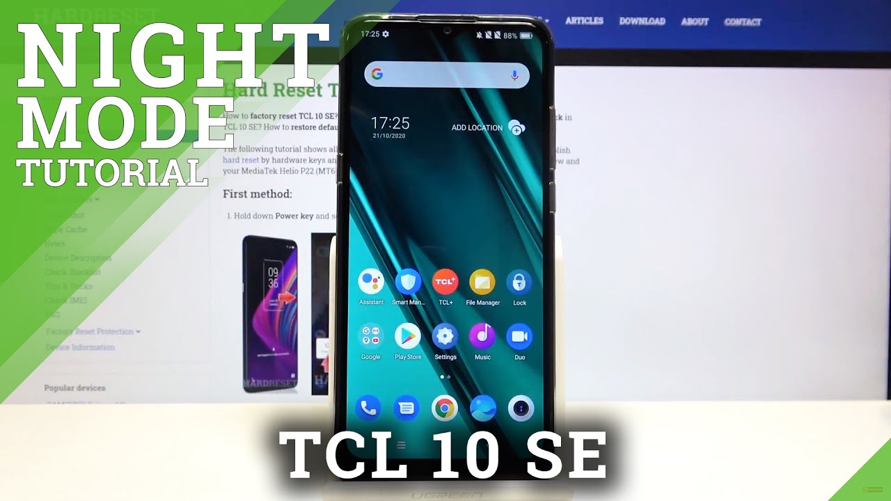 How to Activate Night Mode on TCL 10 SE – Turn on Blue Light Filter