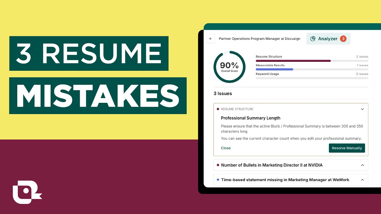 How to Improve Your Resume with Teal's Resume Analyzer video thumbnail