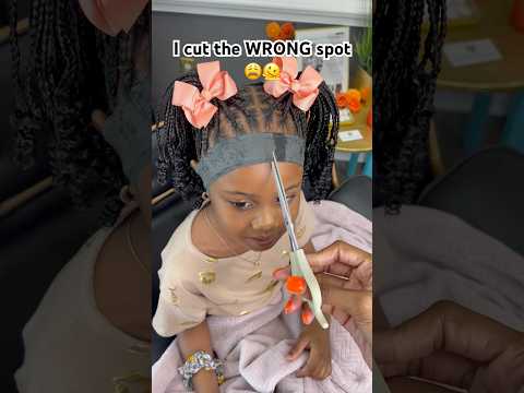 Braid Reveal SCARE 😱🫣 #bts #viral #shorts #youtube #youtubeshorts #explore #asmr #fyp #trending