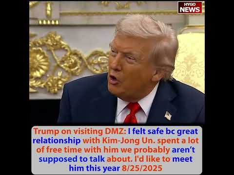 Trump: give us ownership of land military base, meet Kim-Jong Un this year, eliminate cashless bail