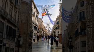 📍MÁLAGA 🇪🇦 City Walk - Wonderful City in Spain, Costa del Sol, Andalucía #christmas #spain #4k