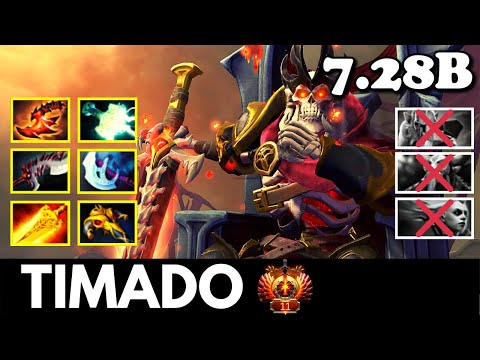 TIMADO WRAITH KING INCOMPARABLE DOTA 2 PRO GAMEPLAY 7.28B