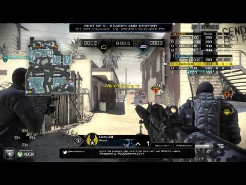 Strictly Business vs OpTic Gaming - Game 2 - WB Round 2 - CoD Championships 2014