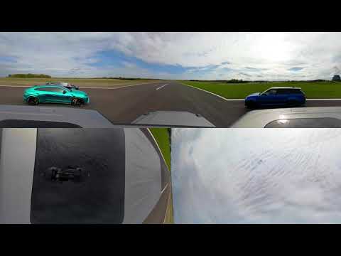 Lamborghini Urus v Tesla Model X v AMG G63 v Range Rover Sport SVR   360° DRAG & ROLLING RACE