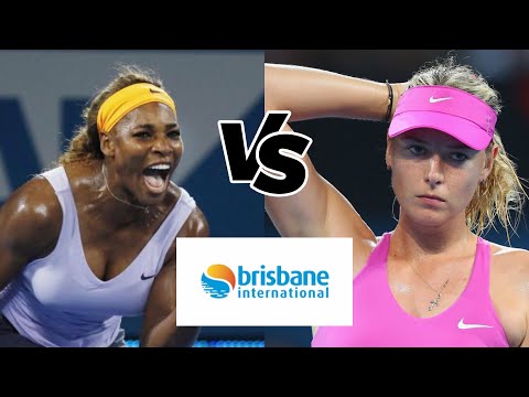 【HD】Serena vs Sharapova Brisbane 2014 Highlights