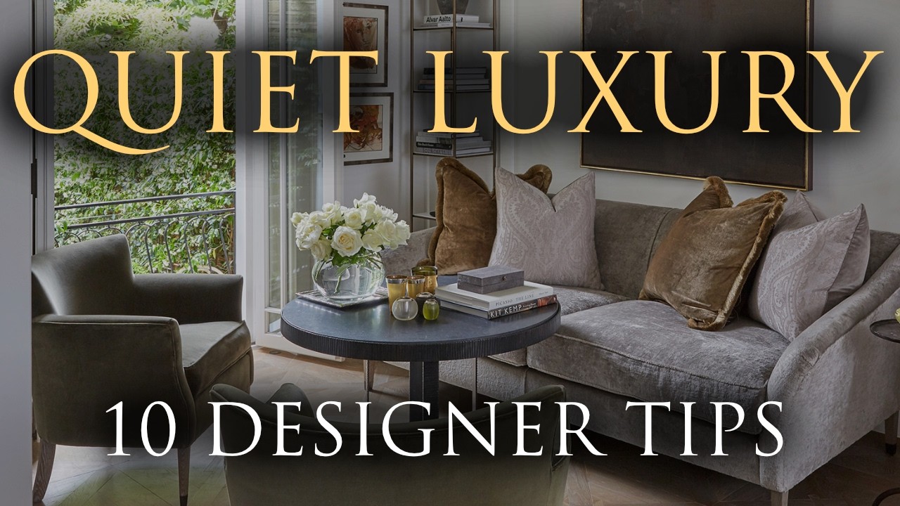 QUIET LUXURY Interior Design | Our Top 10 Timeless Decorating Tips