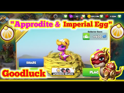 Hatched✨ Approdite & Imperial Egg Dragon || Divine Event (Chapter 2). Dragon Mania Legends.