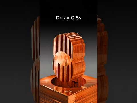 🔥 Perfect Fit 🔥Satisfying Wooden Physics Simulation in Blender 3D — So Smooth!