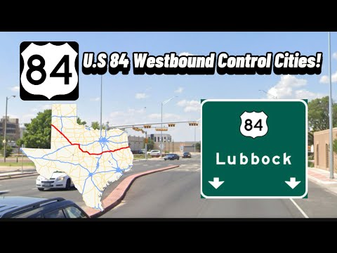 U.S. 84 Westbound Control Cities!