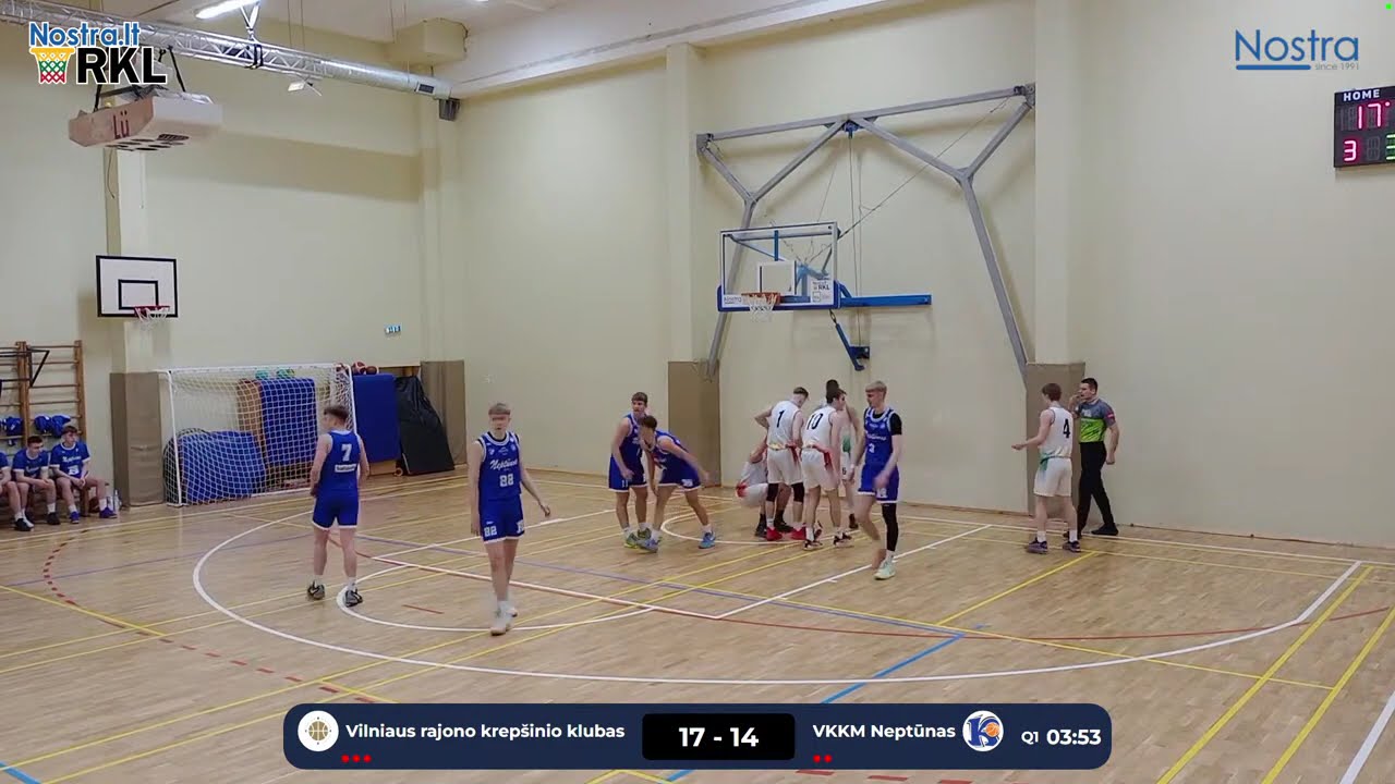 Nostra.lt-RKL B diviziono rungtynės: Vilniaus rajono krepšinio klubas - VKKM Neptūnas