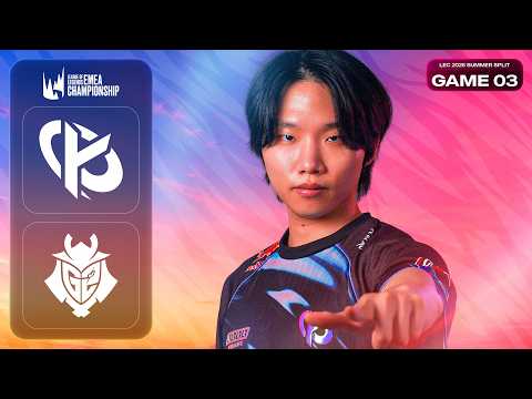 LEC 2026 Summer - Karmine Corp vs G2 - Day 3