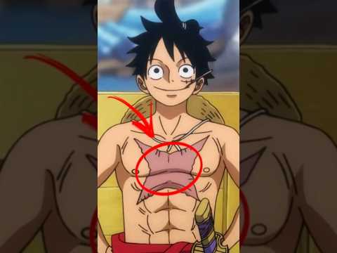 Where did Luffy get his scar? (One Piece)