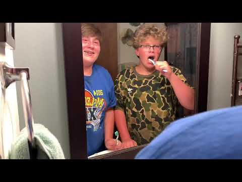 Brushing teeth with Adam & Niko//pt.1