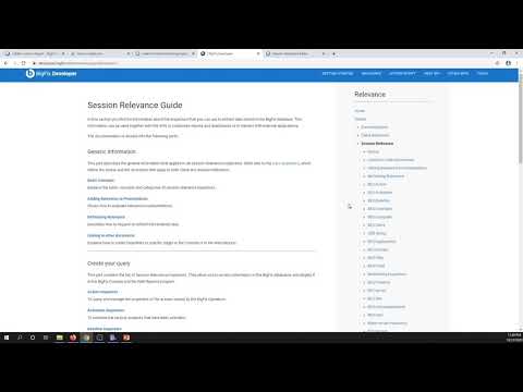 BigFix - Relevância da Sessão - Introdução à Relevância da Sessão