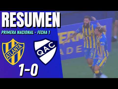 Atlanta vs. Quilmes | Summary | Primera Nacional 2026 | Date