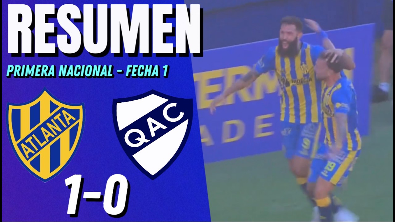 Atlanta vs Quilmes Atlético Club Highlights