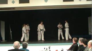 preview picture of video 'Headhunters TKD Demo Team Wainwright Chamber Gala 22 Oct 2010'