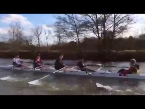 Ollie rowing for Pangbourne