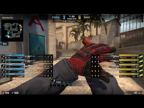 Pov csgo demo FalleN (31/17) Furia vs NAVI - Mirage (Gamers8 16/08/2023)