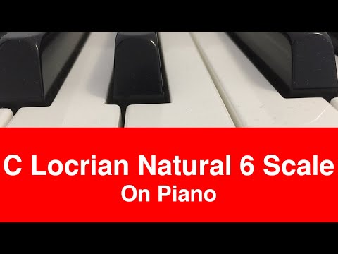 C Locrian Natural 6 Scale | Piano And Music Theory Tutorial✨