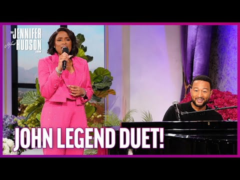 John Legend and Jennifer Hudson Sing ‘Bridge Over Troubled Water’