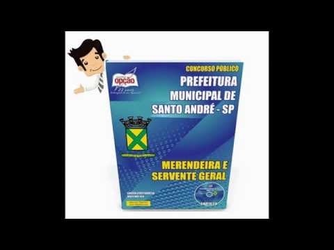 Apostila Concurso Santo André 2015 - Merendeira e Servente Geral