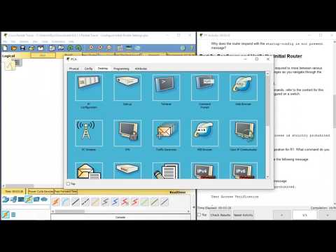 [CISCO PACKET TRACKER] CONFIGURE INITIAL ROUTER SETTING || BAHASA INDONESIA