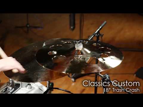 Meinl Cymbals 18 inch Classic Custom Trash Crash Cymbal (CC18TRC-B) image 7