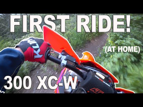 2024 KTM 300 XC W First Ride Footage