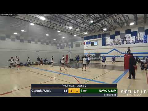 NAVC U13M vs. Canada West (Provincials - Game 2) April 12, 2025