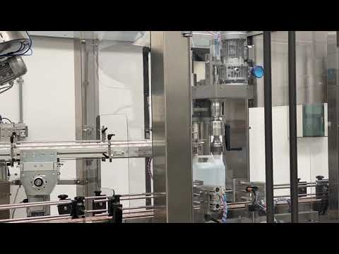 2 head filling and capping jerry can line.