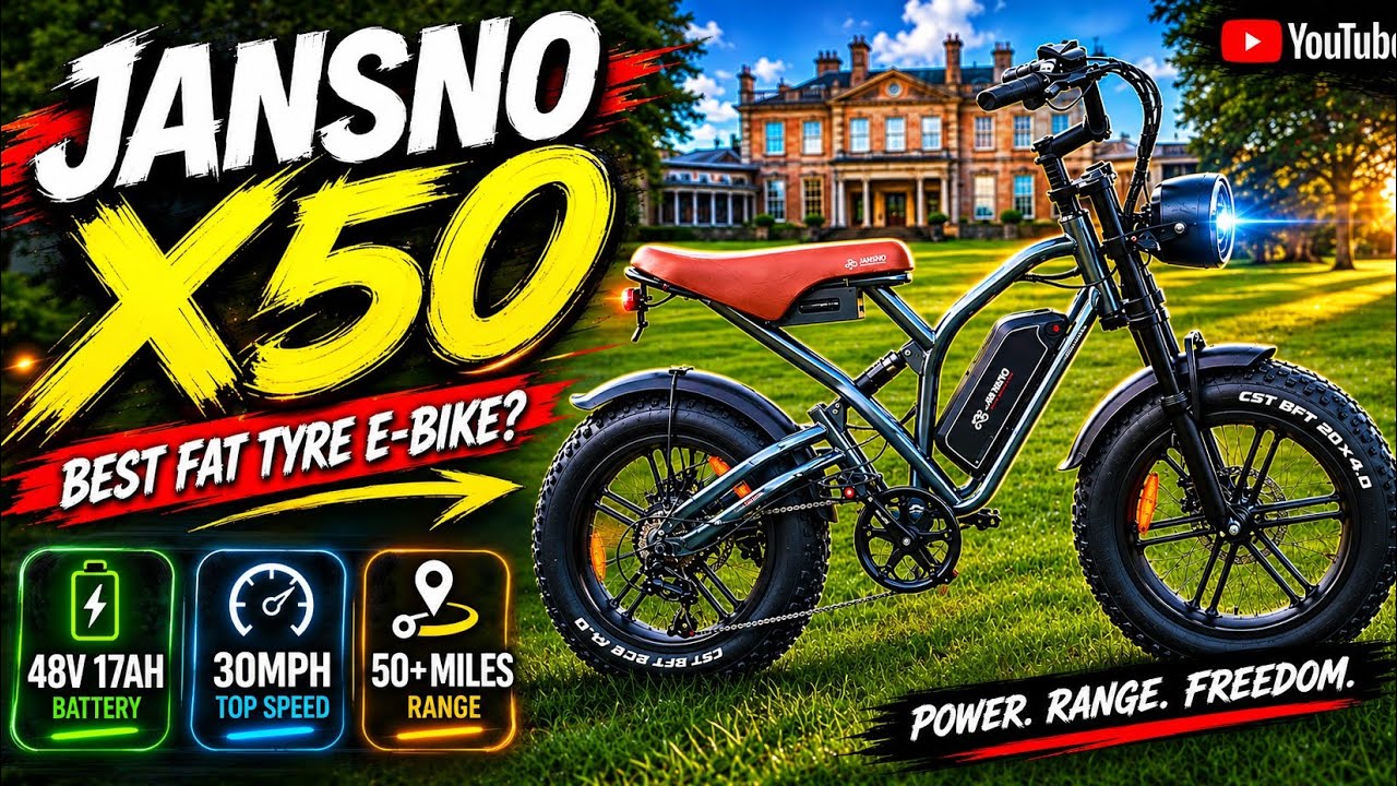 ★ JANSNO X50 E-BIKE REVIEW ★
