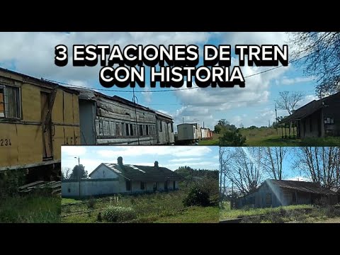 3 ESTACIONES DE TREN que parecen detenidas en el tiempo 🇺🇾