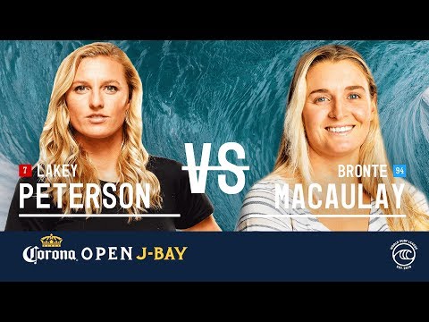 Lakey Peterson vs. Bronte Macaulay - Round of 16, Heat 8 - Corona Open J-Bay W 2019