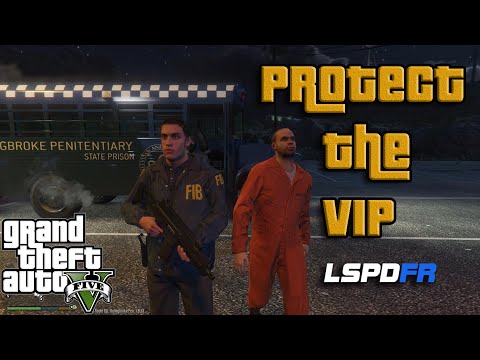 GTA5 LSPDFR - PROTECT THE VIP - LSPS Protection Squad