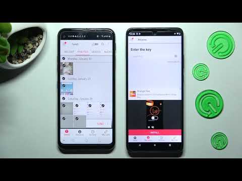 How to Transfer Files from LG Q70 to an Android Device by using Send Anywhere Application
