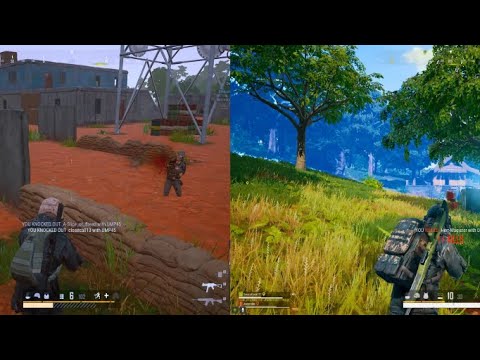 Comparing old and new sanhok (pubg pc gameplay)
