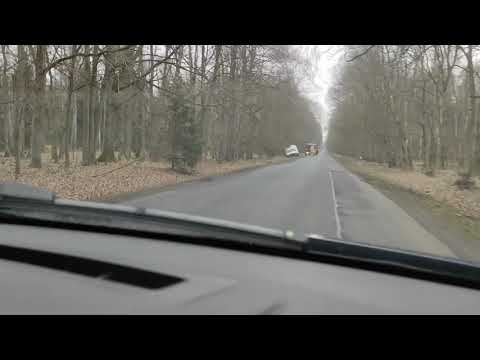 wypadek Sypniewo - Dorotowo, samochód dostawczy w rowie