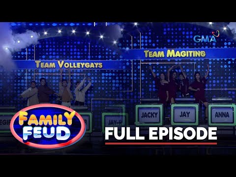 Family Feud: THE MAGITINGS VS THE VOLLEGAYS (Full Episode)