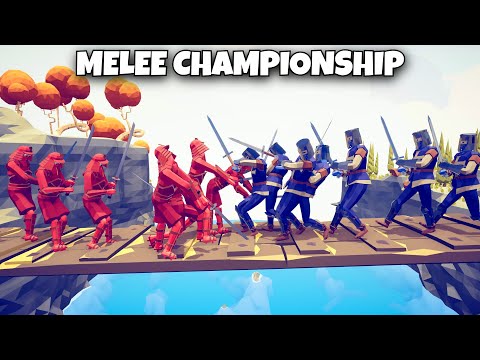 MELEE CHAMPIONSHIP - TOURNAMENT ON THE BRIDGE - Totally Accurate Battle Simulator TABS