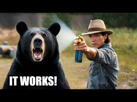 Bear Spray 101 Your Ultimate Guide to Staying Safe in Bear Country! bearspray destroyed in seconds!