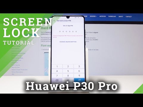 How to Add a Lock Screen in Huawei P30 Pro - Screen Protection