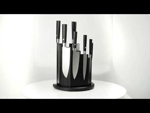 Набор кухонных ножей Boker Damast Black Set (130425SET)