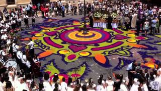 preview picture of video 'ALFOMBRAS DE SERRÍN = ELCHE DE LA SIERRA 2012 - 5'