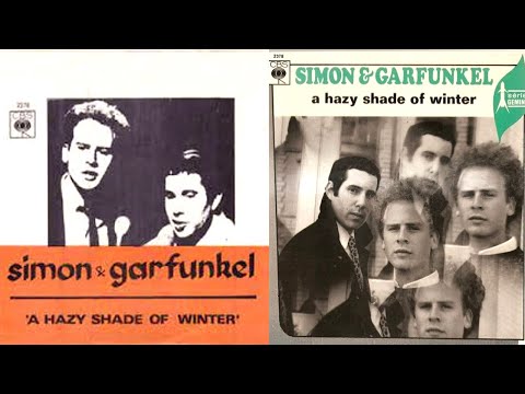 SIMON & GARFUNKEL - A HAZY SHADE OF WINTER ( 1966 ) VIDEO IN COLOUR